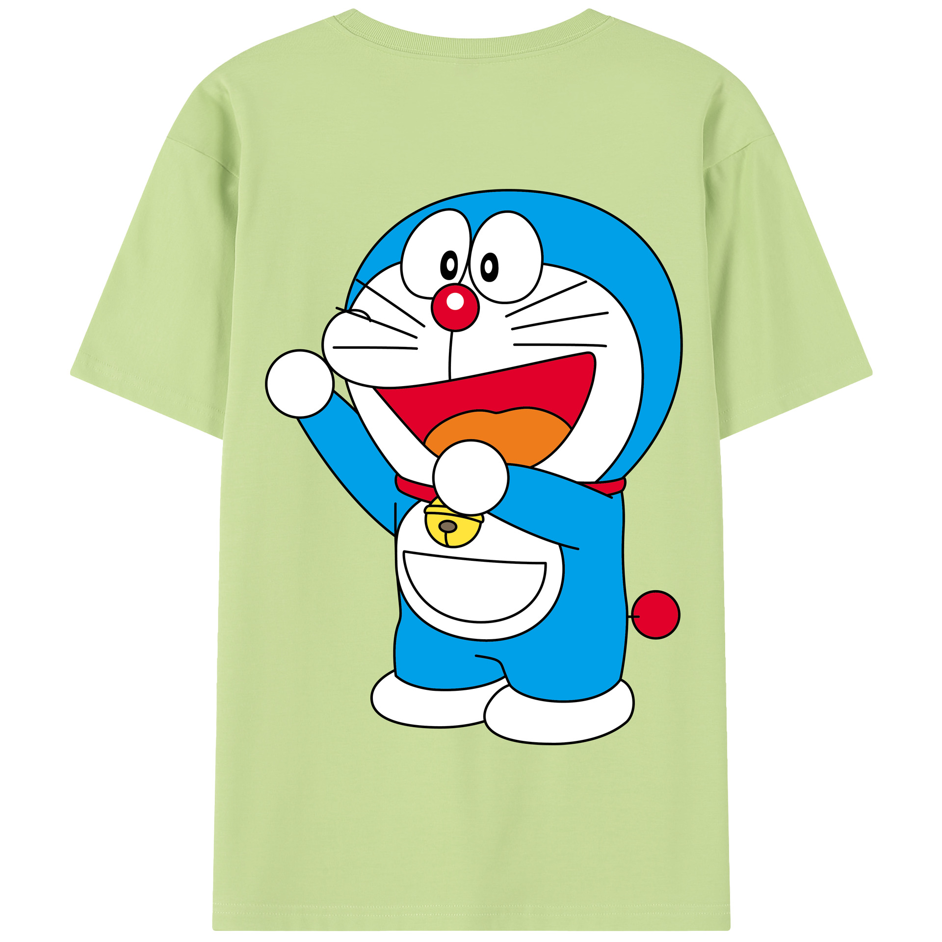 （画像用） ドラえもん Doraemon 綿100％半袖Tシャツ（背面プリント）